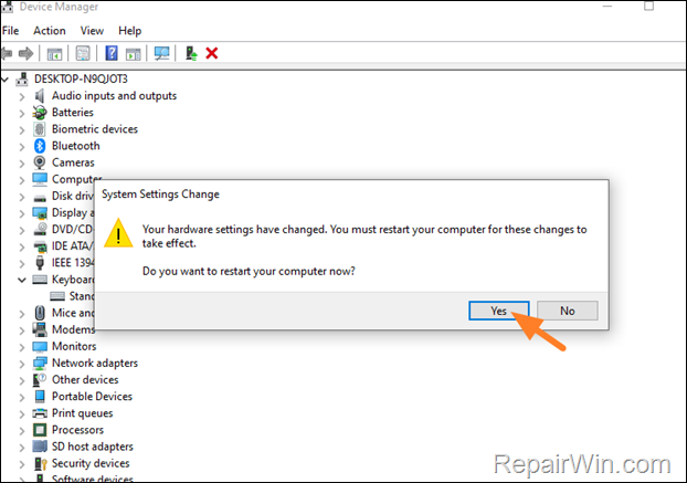 Turn off laptop touchpad and keyboard windows 10/11