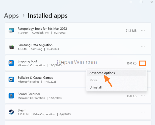 Snipping Tool tool doesn't cover the whole screen in Windows 11