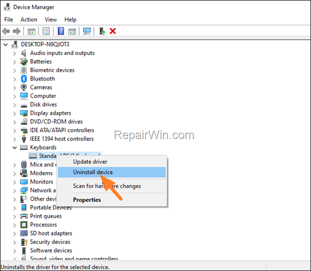 Temporarily Disable Laptop Keyboard