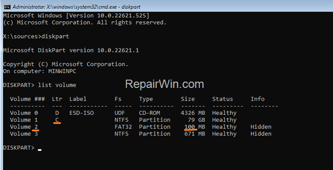 Repair Boot Configuration Data