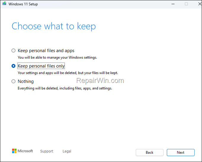 Could not find the recovery environment - FIX