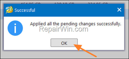 Add Unallocated Space to Drive C