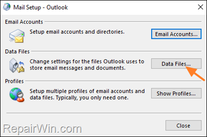 Mail Setup Data FIles