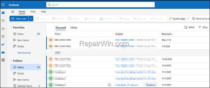 How to Show Email Size in Office365 Outlook OWA.