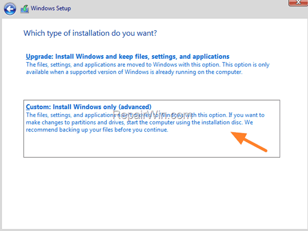 Windows Custom Install