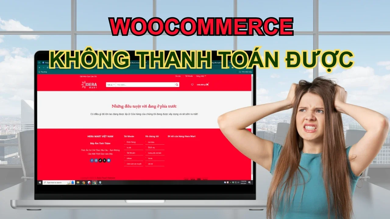 Xử Lý Lỗi Không Xem Được Giỏ Hàng Và Thanh Toán Woocommer Website WordPress Xử Lý Lỗi Không Xem Được Giỏ Hàng Và Thanh Toán Woocommer Website WordPress
