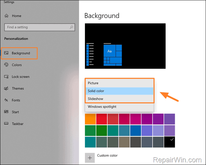 How to Remove the "Learn about this picture" icon in Windows 10