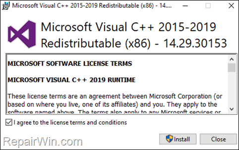 Fix: mfc140u.dll not found or missing in Windows 10/11.