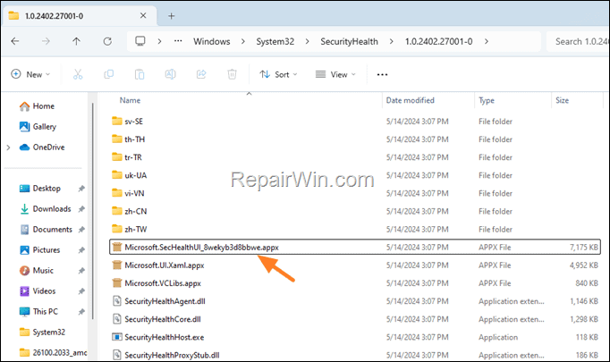 Install Windows Security