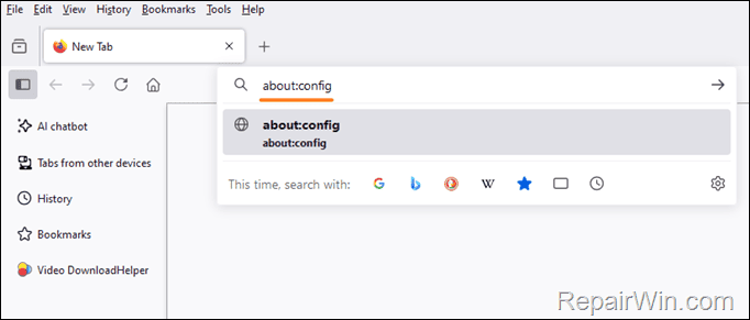 How to Disable Sidebar in Firefox.