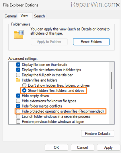 FIX Corrupted Recycle Bin