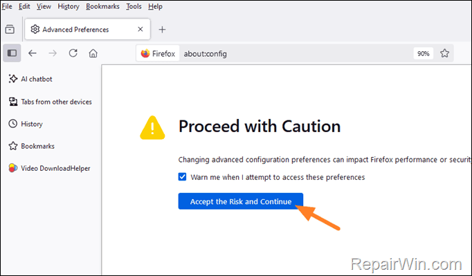 How to Permanently Close Firefox Sidebar
