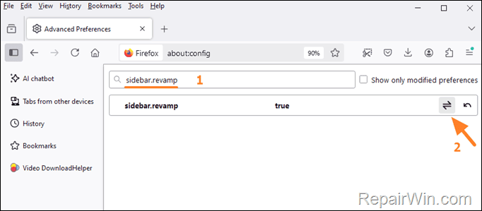 How to Permanently Disable Firefox Sidebar