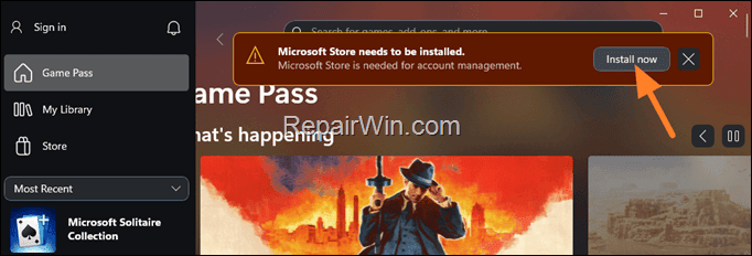 Reinstall Microsoft Store in Windows 11/10
