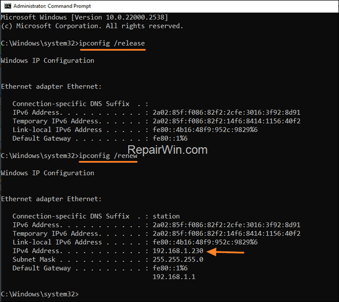 How to Change Local IP Address 0n Windows 11/10.