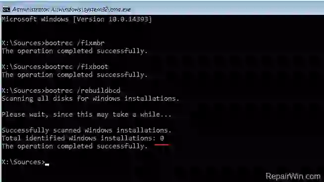 repair boot configuration data windows 7 vista